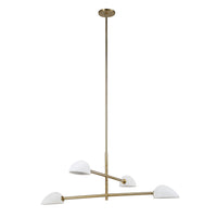 Tulla 40" Wide 4-Light Chandelier