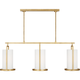Visual Comfort Studio Collection - Sherwood 3-Light Large Linear Chandelier - Lights Canada