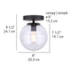 Camilo 1-Light Flush Mount