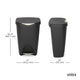 Brim 13 Gallon (50L) Trash Can with Lid