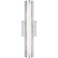 Cutler 18" Crackle Glass LED Sconce