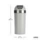 Venti 16-Gallon (62L) Trash Can with Swing Top Lid