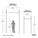 Anywhere Expandable Rod Curtain Rod & Room Divider