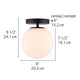 Camilo 1-Light Flush Mount