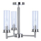 Benson 3-Light Semi Flush