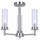 Benson 3-Light Semi Flush