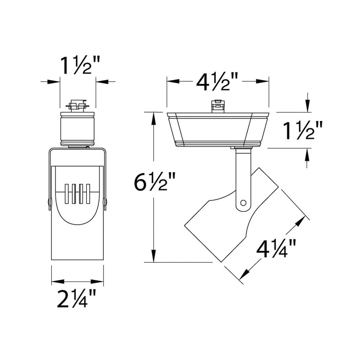 WAC Lighting - HT-007 Low Voltage Track Head for H Track - Lights Canada