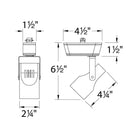 WAC Lighting - HT-007 Low Voltage Track Head for H Track - Lights Canada