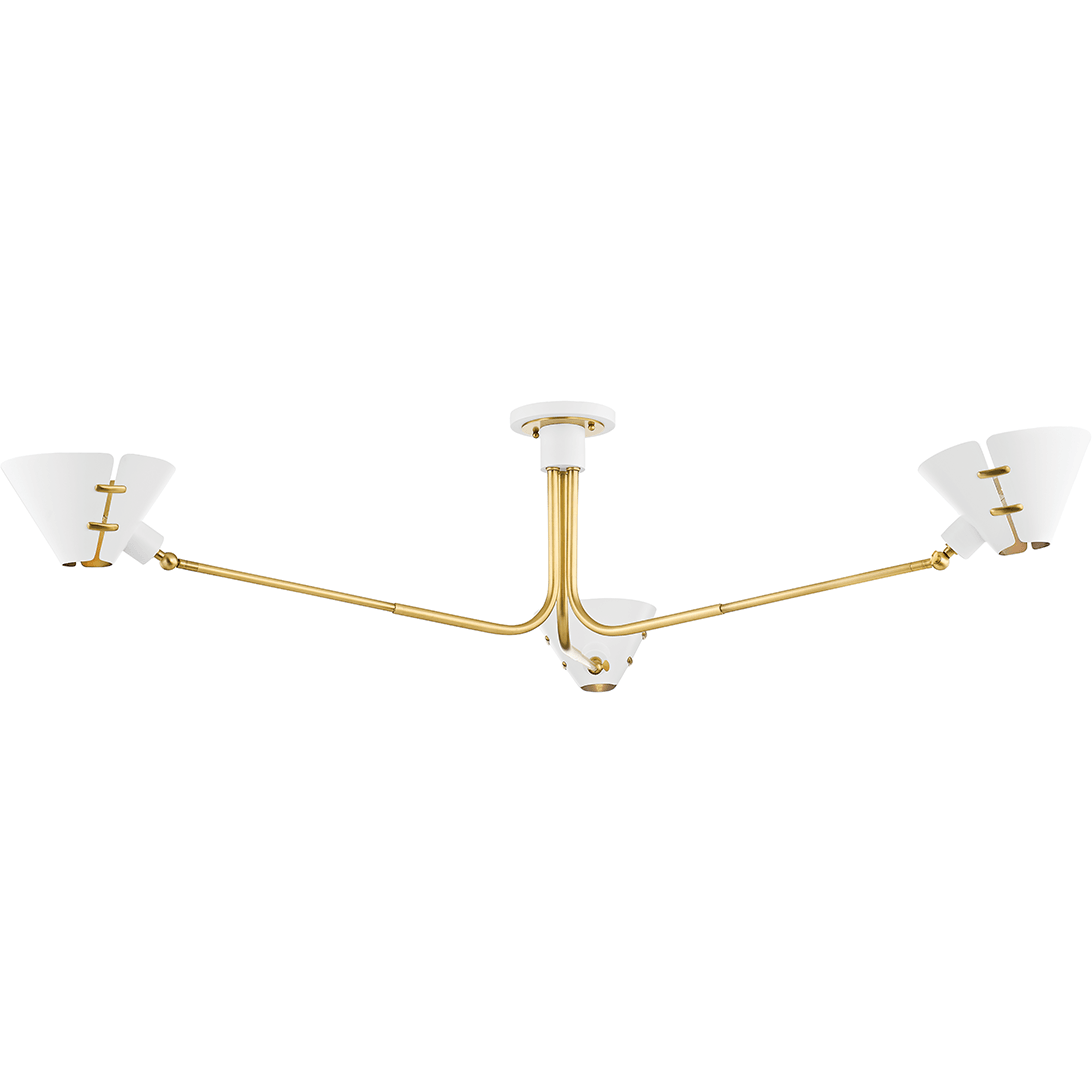 Hudson Valley Lighting - Split 3-Light Semi Flush Mount - Lights Canada