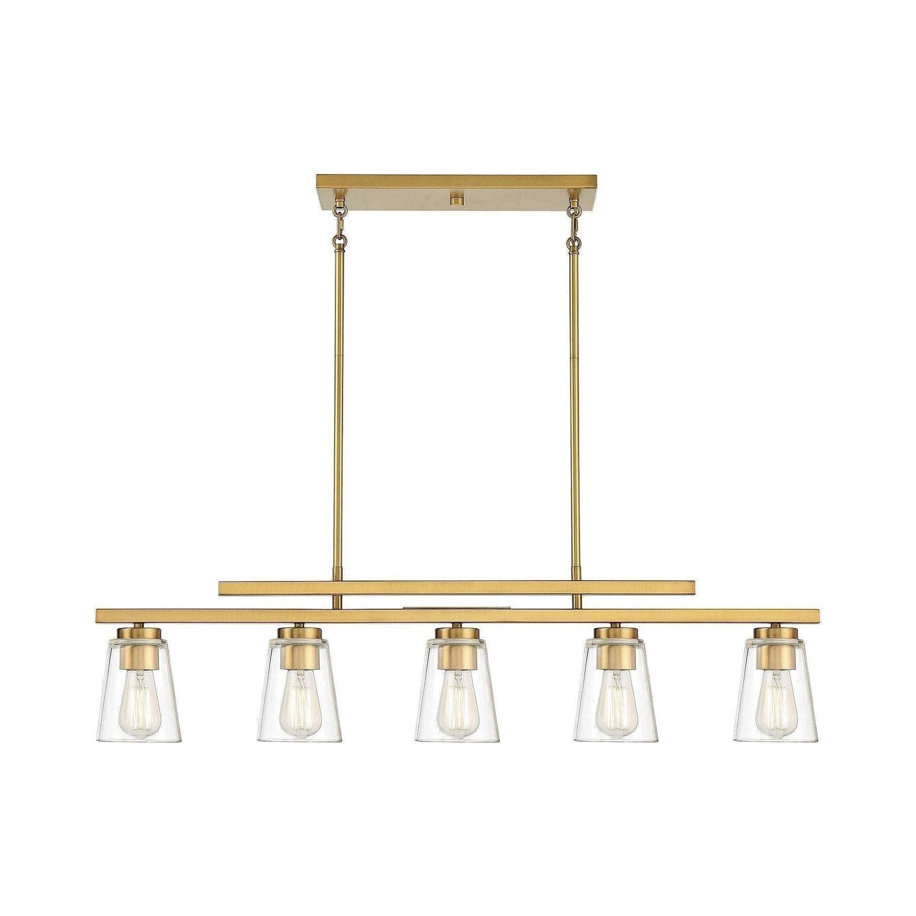 Savoy House - Calhoun 5-Light Linear Chandelier - Lights Canada