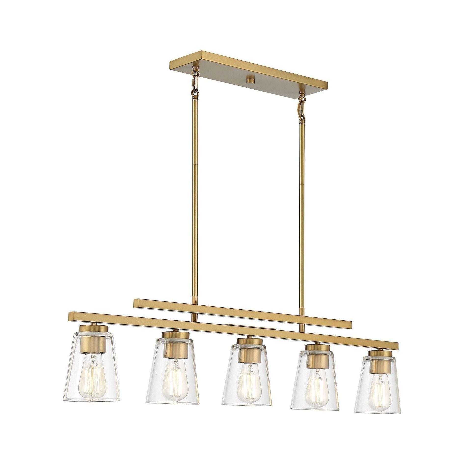 Savoy House - Calhoun 5-Light Linear Chandelier - Lights Canada