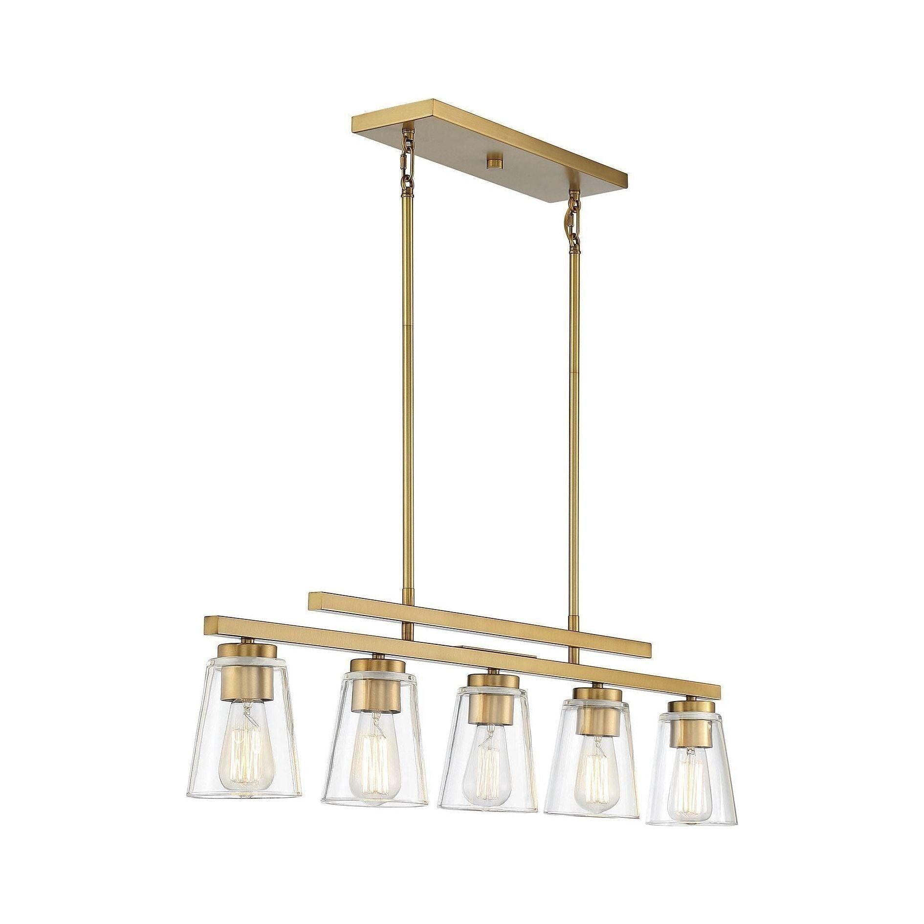 Savoy House - Calhoun 5-Light Linear Chandelier - Lights Canada