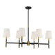 Savoy House - Brody 6-Light Linear Chandelier - Lights Canada