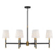 Savoy House - Brody 6-Light Linear Chandelier - Lights Canada