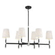 Savoy House - Brody 6-Light Linear Chandelier - Lights Canada