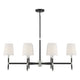 Savoy House - Brody 6-Light Linear Chandelier - Lights Canada