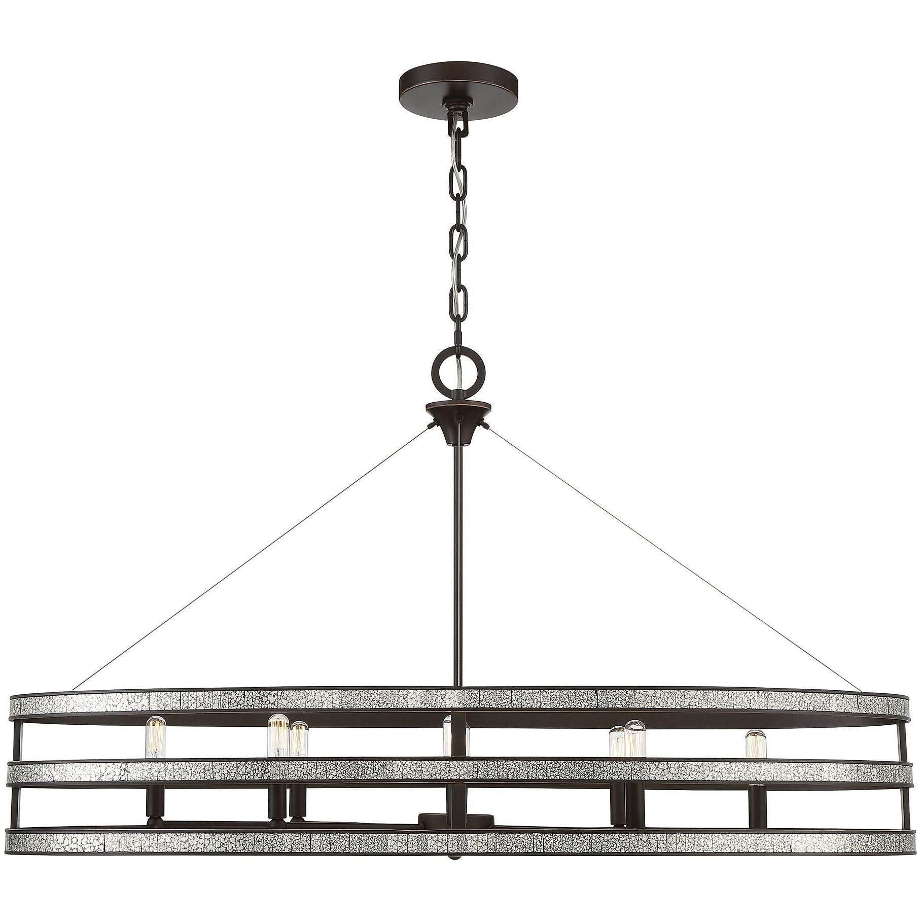 Savoy House - Madera 8-Light Linear Chandelier - Lights Canada
