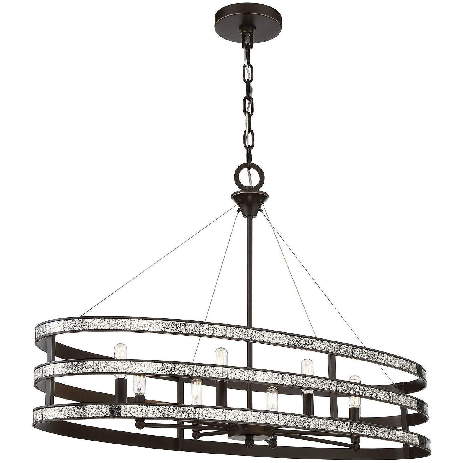 Savoy House - Madera 8-Light Linear Chandelier - Lights Canada