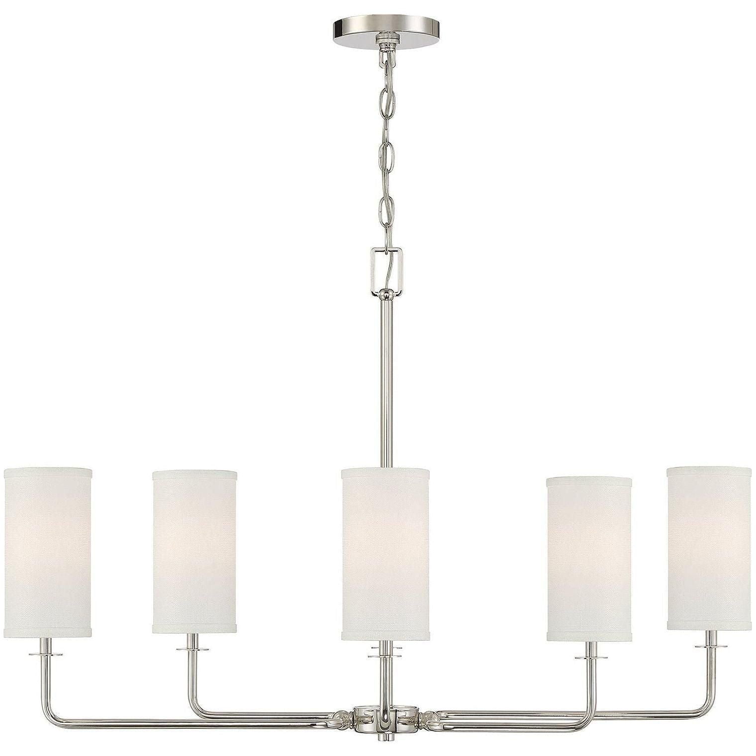 Savoy House - Powell 6-Light Linear Chandelier - Lights Canada