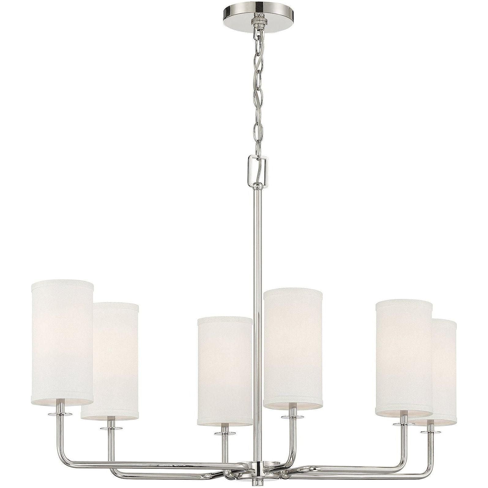 Savoy House - Powell 6-Light Linear Chandelier - Lights Canada