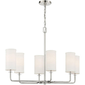 Savoy House - Powell 6-Light Linear Chandelier - Lights Canada