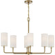 Savoy House - Powell 6-Light Linear Chandelier - Lights Canada