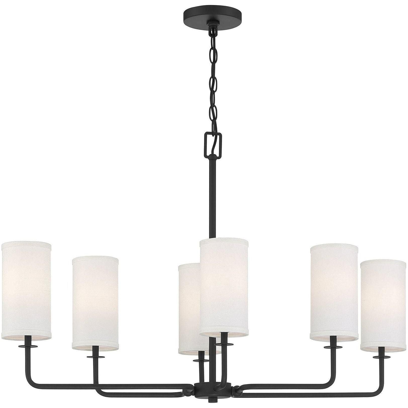 Savoy House - Powell 6-Light Linear Chandelier - Lights Canada