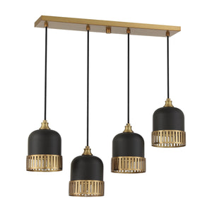 Savoy House - Eclipse 4-Light Linear Chandelier - Lights Canada
