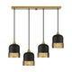 Savoy House - Eclipse 4-Light Linear Chandelier - Lights Canada