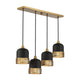 Savoy House - Eclipse 4-Light Linear Chandelier - Lights Canada