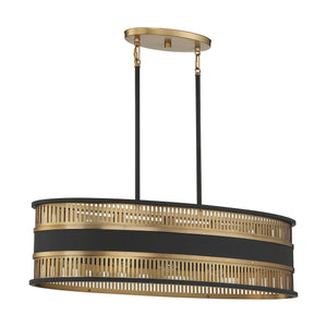 Savoy House - Eclipse 5-Light Linear Chandelier - Lights Canada