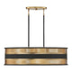 Savoy House - Eclipse 5-Light Linear Chandelier - Lights Canada