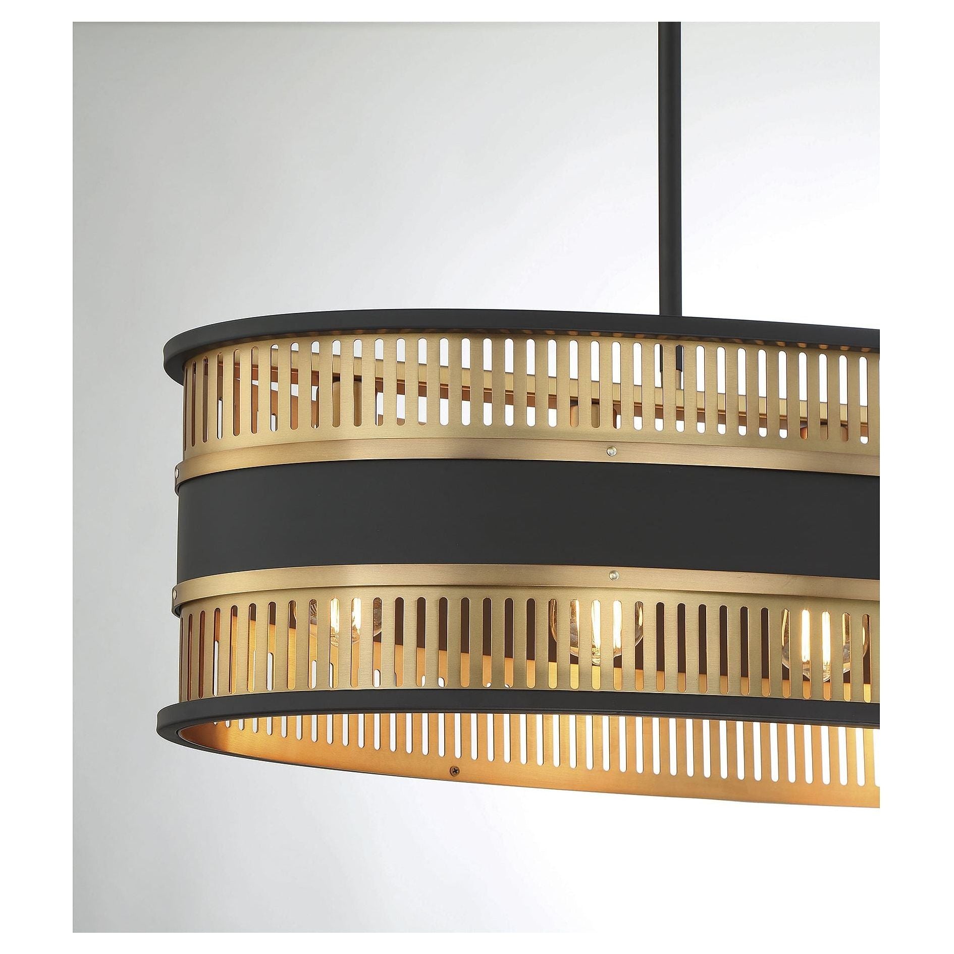 Savoy House - Eclipse 5-Light Linear Chandelier - Lights Canada