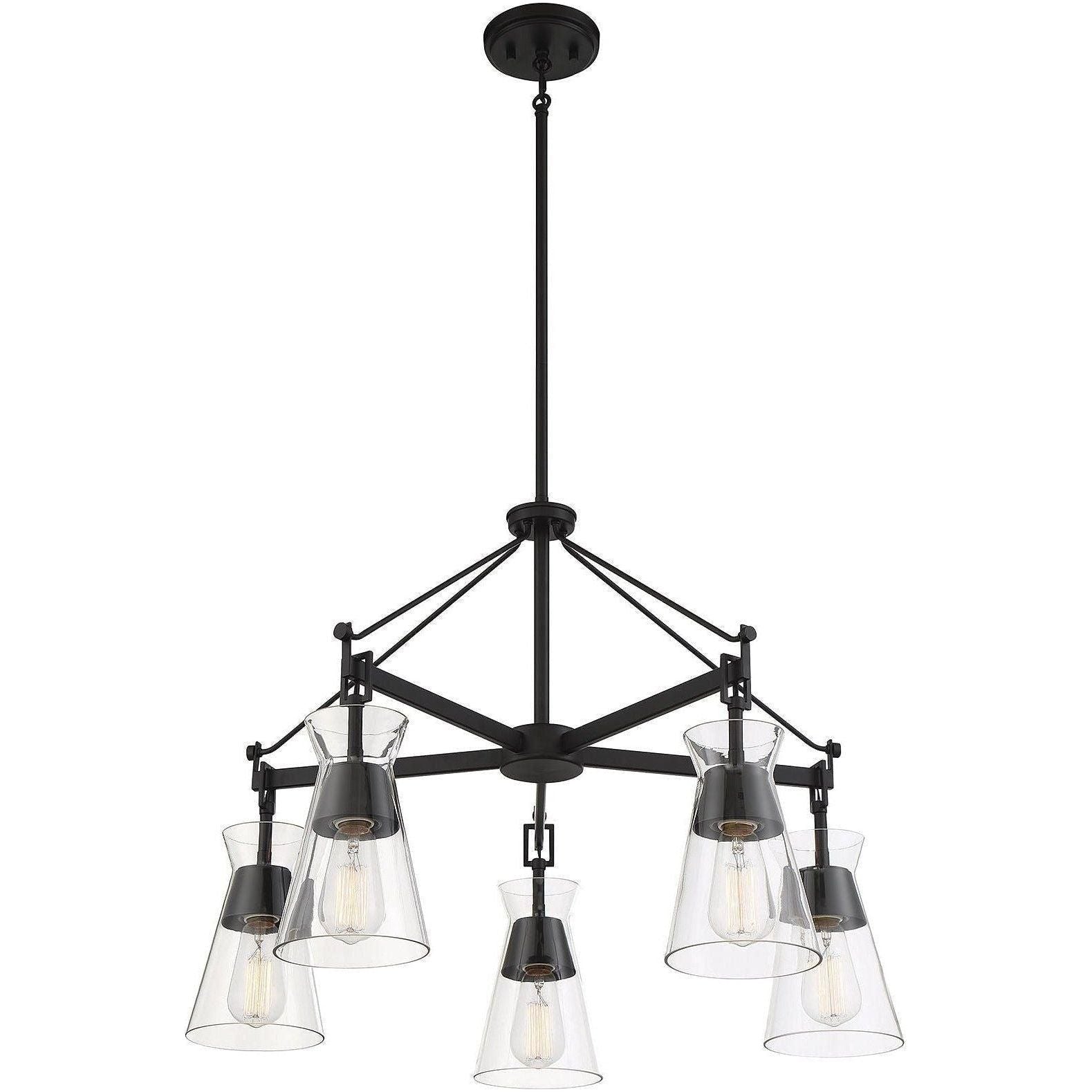 Savoy House - Lakewood 5-Light Chandelier - Lights Canada