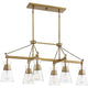 Savoy House - Lakewood 6-Light Linear Chandelier - Lights Canada