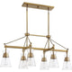 Savoy House - Lakewood 6-Light Linear Chandelier - Lights Canada