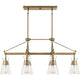 Savoy House - Lakewood 6-Light Linear Chandelier - Lights Canada