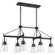 Savoy House - Lakewood 6-Light Linear Chandelier - Lights Canada