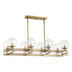 Savoy House - Crosby 8-Light Linear Chandelier - Lights Canada