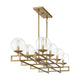 Savoy House - Crosby 8-Light Linear Chandelier - Lights Canada