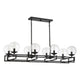 Savoy House - Crosby 8-Light Linear Chandelier - Lights Canada