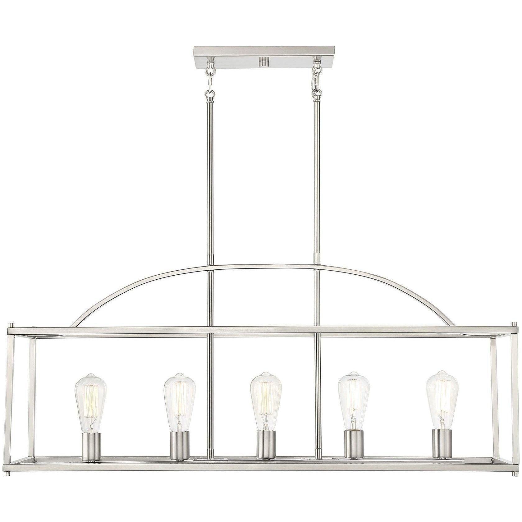 Savoy House - Palladian 5-Light Linear Chandelier - Lights Canada