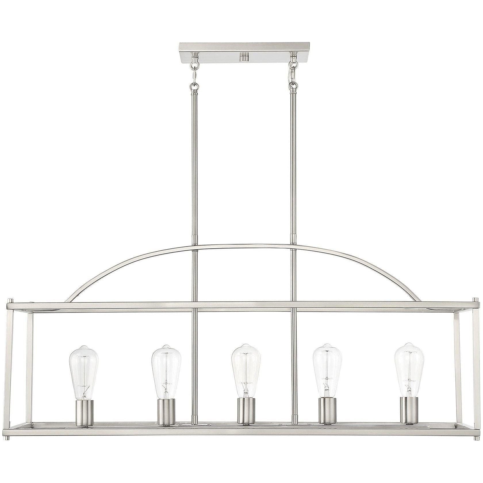 Savoy House - Palladian 5-Light Linear Chandelier - Lights Canada