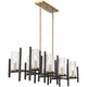 Savoy House - Midland 8-Light Linear Chandelier - Lights Canada