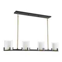 Eaton 4-Light Linear Chandelier