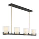 Savoy House - Eaton 4-Light Linear Chandelier - Lights Canada