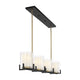 Savoy House - Eaton 4-Light Linear Chandelier - Lights Canada