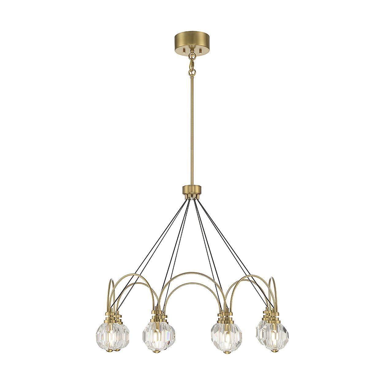 Savoy House - Burnham 8-Light LED Chandelier - Lights Canada