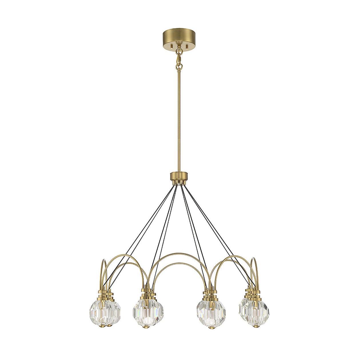 Savoy House - Burnham 8-Light LED Chandelier - Lights Canada