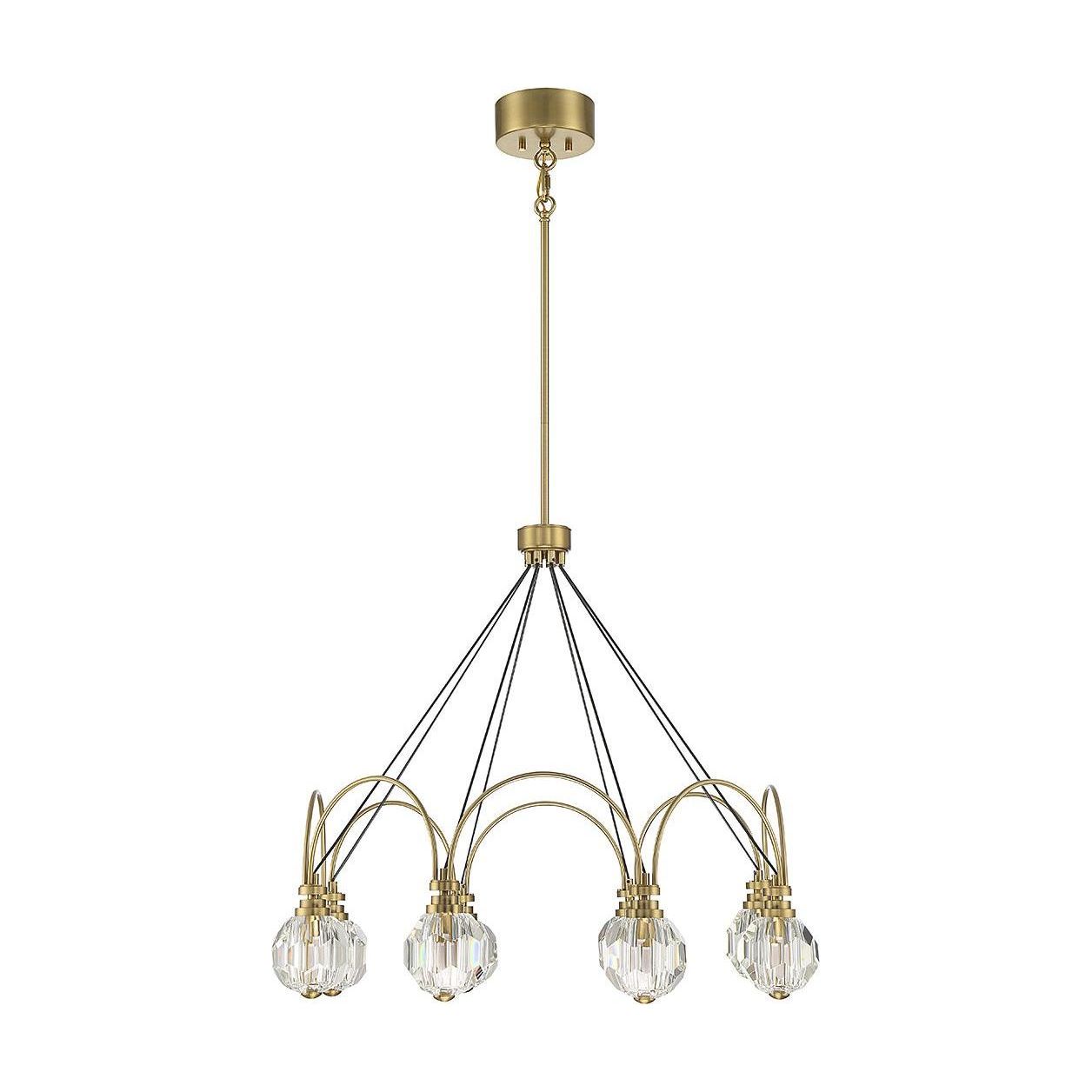 Savoy House - Burnham 8-Light LED Chandelier - Lights Canada
